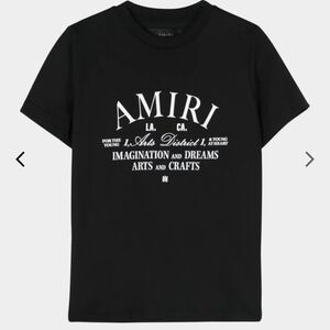 AMIRI Black and White Graphic Kids Tee
